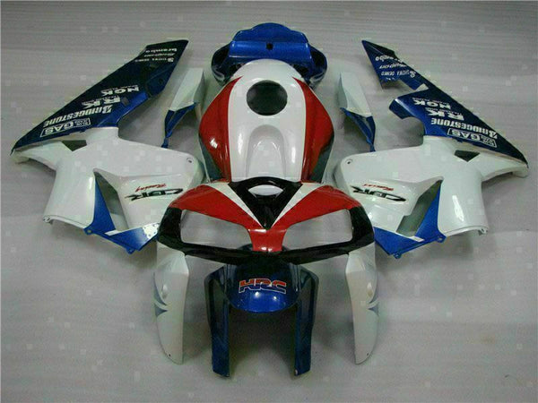 MSA Injection White Blue Fairing Fit for Honda 2005-2006 CBR600RR Plastic u057