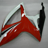MSB Injection Red White Fairing Set Fit for  2006 2007 GSXR 600 750 n023z