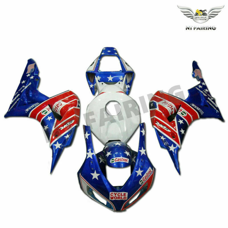 NT Fairing Fit for Honda 2006-2007 CBR1000RR U015- Blue Red White | ABS Injection