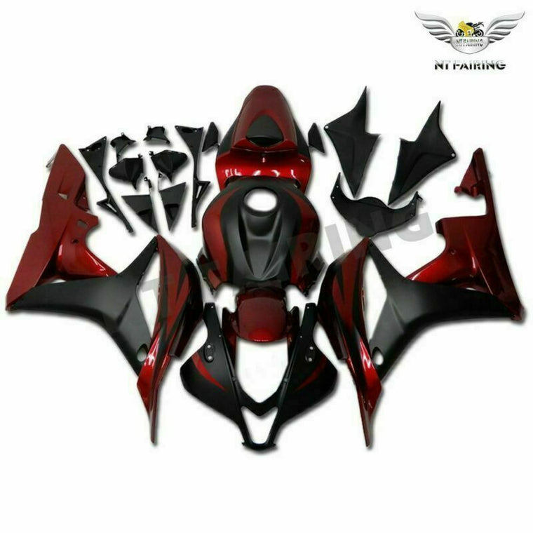 NT Fairing Fit for Honda 2007-2008 CBR600RR U001B- Msa Black | ABS Injection
