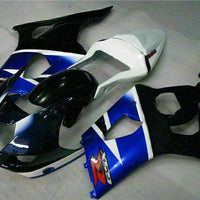 MS Injection Black Blue ABS Fairing Kit Fit for  2003-2004 GSXR 1000 r033