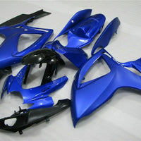 MSB Injection Blue Black Fairing Fit for  2006 2007 GSXR 600 750 k079