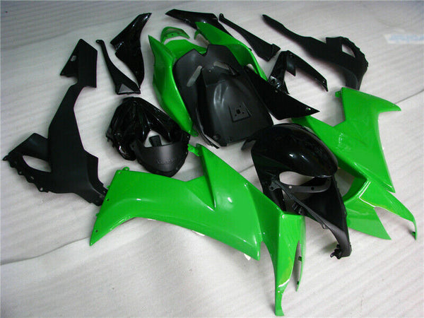 MSA Fit for  2008-2010 ZX10R ZX-10R ABS Green Black Injection Fairing a004