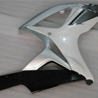 MSB Injection White Silver Fairing Fit for  2006 2007 GSXR 600 750 v085