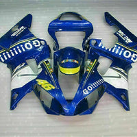 MSB Injection Mold Kit Blue Plastic Fairing Fit for Yamaha 2000-2001 YZF R1 h011