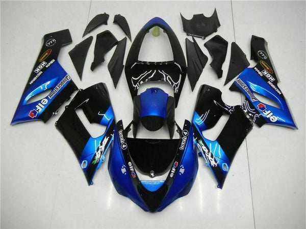 Fit for  Ninja 2005-2006 ZX6R 636 Blue New Injection Fairing Kit l005-T