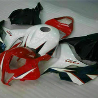 MSA Injection Red White Fairing Plastic Fit for Honda 2009-2012 CBR600RR u013