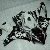 MS Injection Black White Fairing Plastic Fit for Honda 2008-2011 CBR1000RR v084