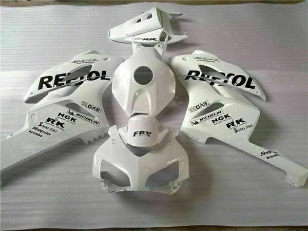 MS Injection Mold Fairing White Fit for ABS Honda CBR1000RR 2004-2005 u082