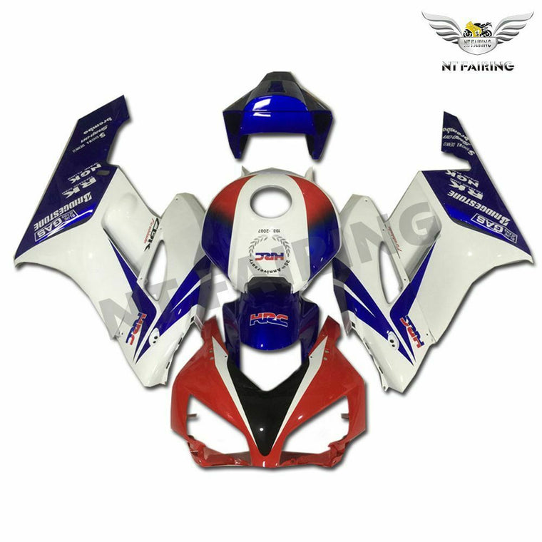 NT Fairing Fit for Honda 2004-2005 CBR1000RR U0127- White Blue Red | ABS Injection