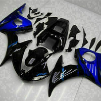 MS Injection Black Blue Fairing Fit for Yamaha YZF 2003-2005 R6 & 06-09 R6S j044