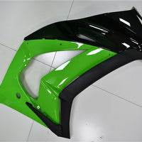 MSA Fit for  2011-2015 ZX10R Plastic Green Black New Injection Fairing k003