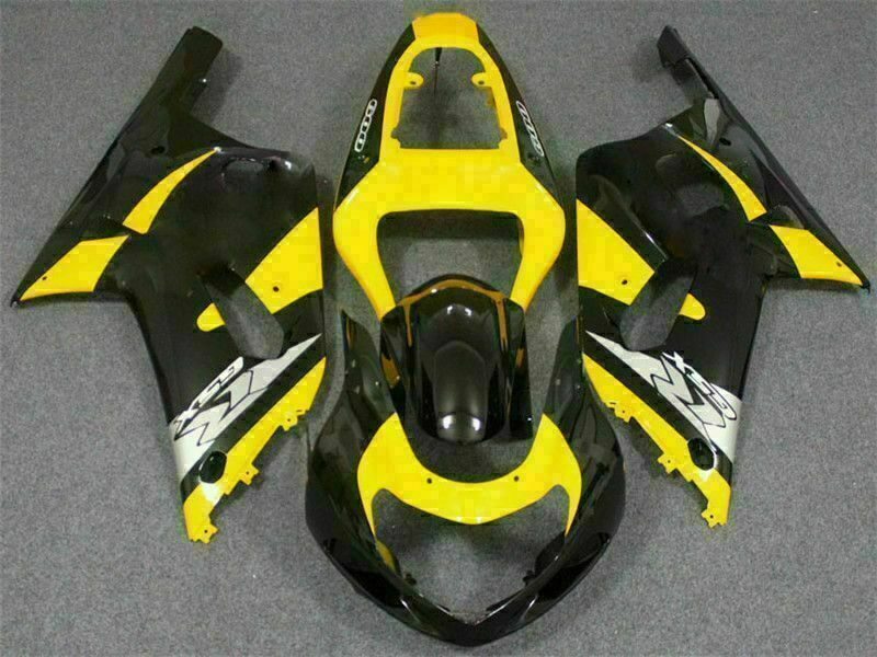 NT Fairing Fit for Suzuki 2001-2003 GSXR600/750 O026- Msb Yellow Black | ABS Injection