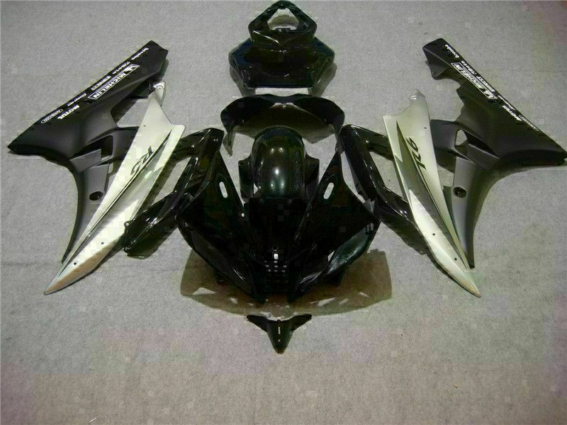 NT Fairing Fit for Yamaha 2006-2007 YZF-R6 G043- Silver Black | ABS Injection