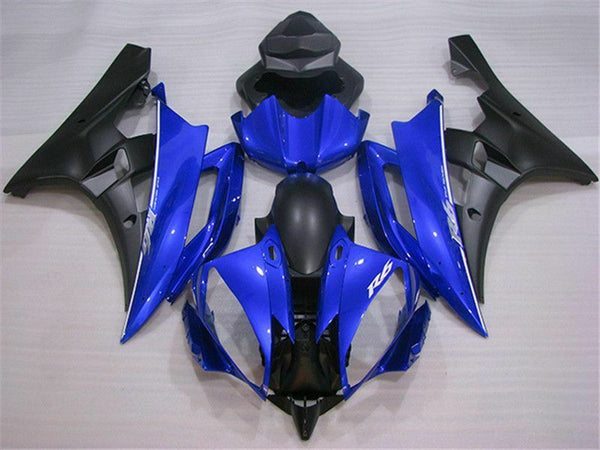 MS Injection Mold Blue Black Plastic Fairing Fit for Yamaha 2006-2007 YZF R6 g006