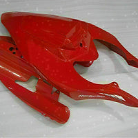 MSB Injection Red Plastic Fairing Fit for Yamaha 2004-2006 YZF R1 ABS g002