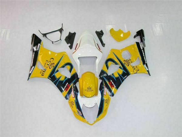 MS Injection Yellow ABS Set Fairing Fit for  2003-2004 GSXR 1000 o028