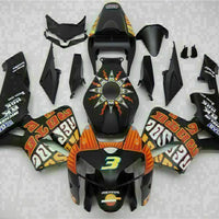MSA Injection Cowl Fairing Fit for Honda 2005-2006 CBR600RR Black Plastic u0108