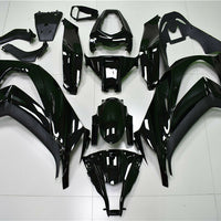 Injection Fairing Fit for  2011-2015 ZX10R Plastic Glossy Black N002
