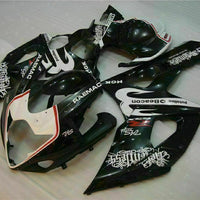 MS Injection Mold White Black Fairing Fit for  2005-2006 GSXR 1000 r022