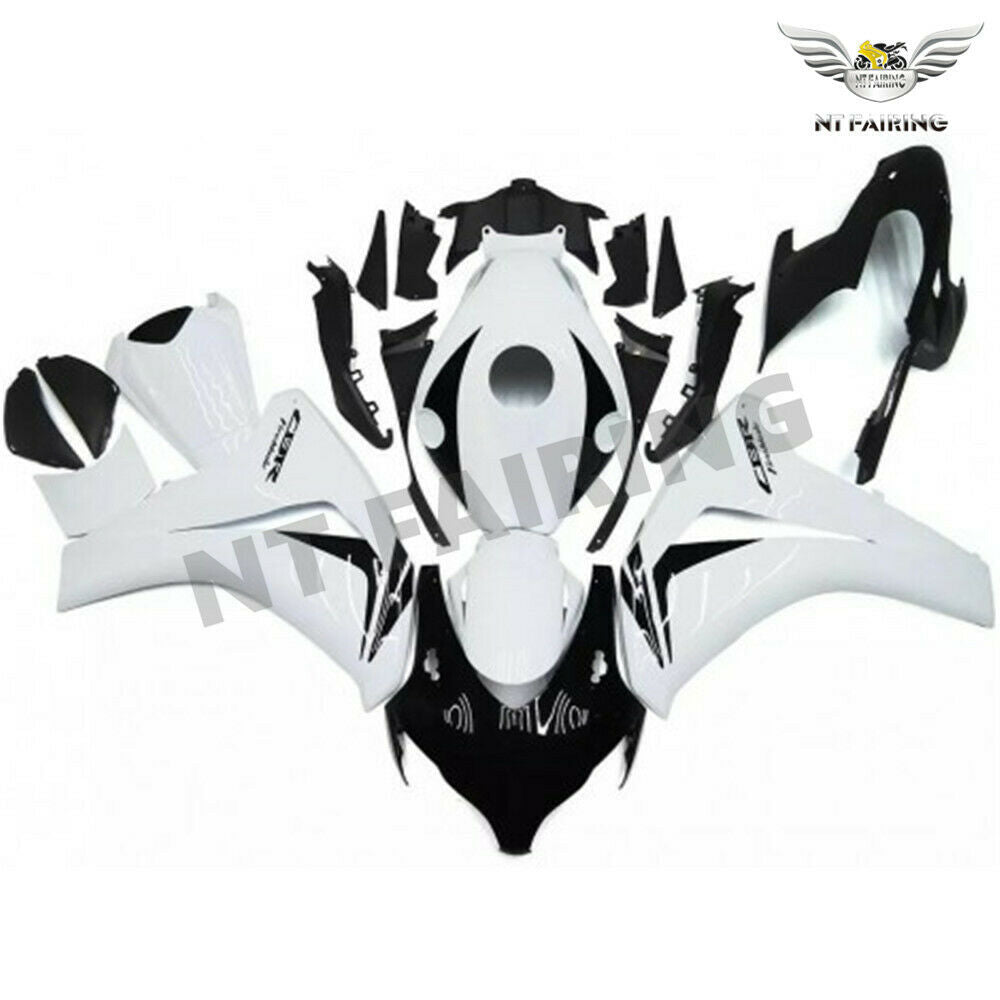 NT Fairing Fit for Honda 2008-2011 CBR1000RR U081- White Black | ABS Injection