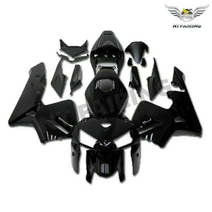 MSA Injection Black Fairing Fit for Honda 2005-2006 CBR600RR ABS Bodywork v075