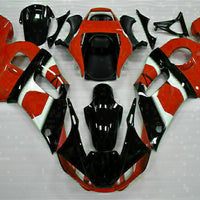 MSB Injection Kit Red Black Plastic Fairing Fit for Yamaha 1998-2002 YZF R6 j009