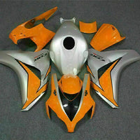 MS Injection ABS Orange Silver Fairing Fit for Honda 2008-2011 CBR1000RR u038