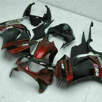 MS Fit for  2008-2012 EX250 250R Plastic Black Injection Fairing t049-T