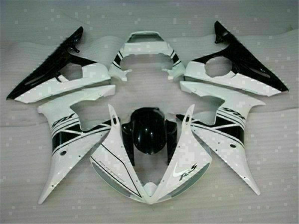 MS Injection White Cowl Fairing Fit for Yamaha YZF 2003-2005 R6 & 06-09 R6S g017