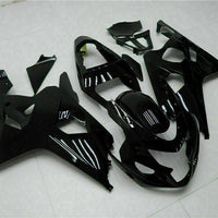MS Injection Kit Gloss Black Fairing Fit for  2004 2005 GSXR 600 750 n09i