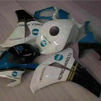 MS Injection White Blue Plastic Fairing Fit for Honda 2008-2011 CBR1000RR u048