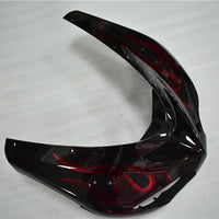 MSA Fit for  Ninja 2006-2007 ZX10R Red Flame Injection Fairing ABS a008