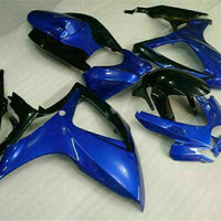 MSB Injection Mold Blue Fairing Set Fit for  2006 2007 GSXR 600 750 o059