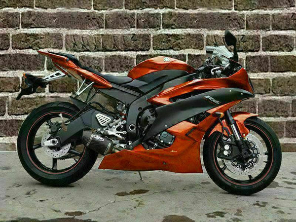MS Injection Mold Orange Plastic Fairing Fit for Yamaha 2006-2007 YZF R6 g005