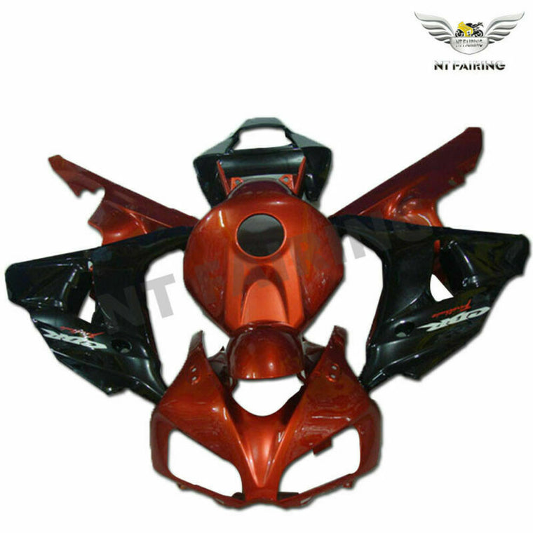 MS Injection Brown Black Plastic Fairing Fit for Honda 2006-2007 CBR1000RR u026