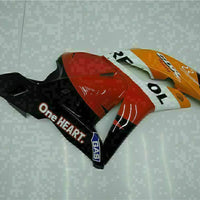 MSA Injection Orange ABS Mold Fairing Kit Fit for Honda 2009-2012 CBR600RR u003