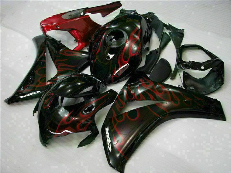 NT Fairing Fit for Honda 2008-2011 CBR1000RR U050- Red Flame | ABS Injection