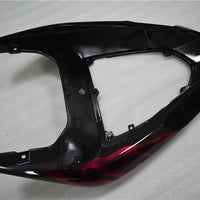 MSA Fit for  Ninja 2006-2007 ZX10R Red Flame Injection Fairing ABS a008