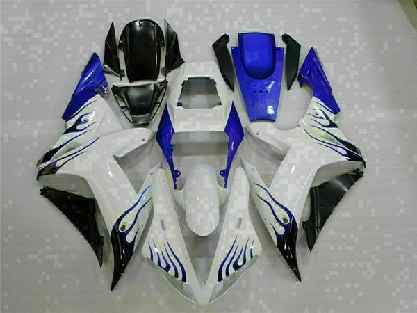 MSB Injection Mold Kit White ABS Fairing Fit for Yamaha 2002-2003 YZF R1 g012