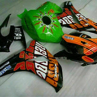 MS Injection New Green Orange Fairing Fit for Honda 2008-2011 CBR1000RR u027