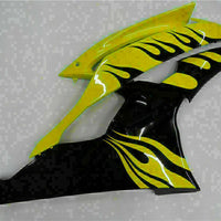MSB Injection Mold  Yellow Plastic Fairing Fit for Yamaha 2008-2016  YZF R6 g012