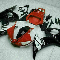 MS Injection Red Black Fairing Fit for Yamaha YZF 2003-2005 R6 & 06-09 R6S g001