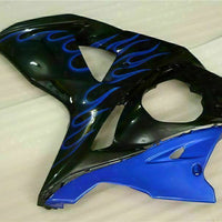 MS Injection Blue Flame Black Fairing Kit Fit for  2009-2016 GSXR1000 q022