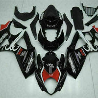 MS Injection Molding Black Fairing Kit Fit for  2007-2008 GSXR 1000 q054