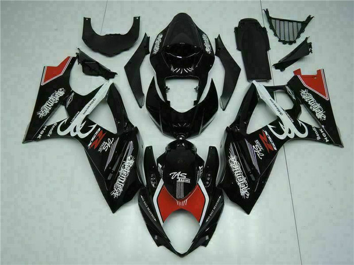 MS Injection Molding Black Fairing Kit Fit for  2007-2008 GSXR 1000 q054
