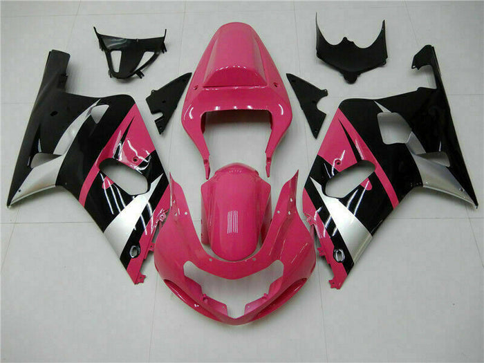 NT Injection Mold Pink Black Fairing Fit for  2001-2003 GSXR 600 750 N022