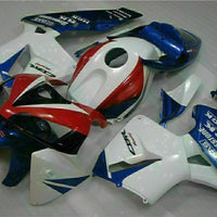 MSA Injection White Blue Fairing Fit for Honda 2005-2006 CBR600RR Plastic u057