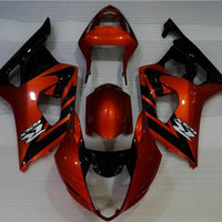 MS Injection Mold Brown Black Fairing Fit for  2003-2004 GSXR 1000 n006