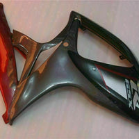 MSB Injection Black Red Fairing Fit for  2006 2007 GSXR 600 750 o025